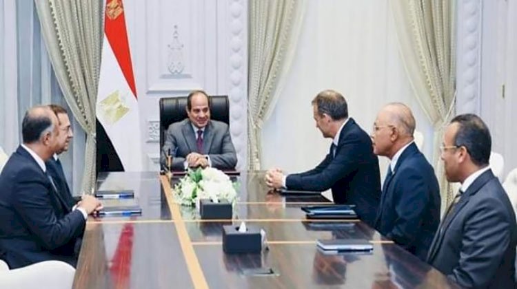الرئيس السيسي يلتقي الرئيس التنفيذى لشركة "بريتيش بيتروليوم" BP