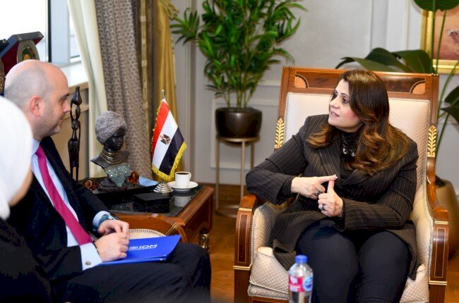 وزيرة الهجرة تستقبل رئيس بعثة المنظمة الدولية للهجرة في مصر