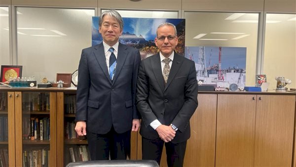 رئيس هيئة الرقابة النووية والإشعاعية يلتقي نظيره الياباني لبحث أوجه التعاون المستقبلية بين الجانبين