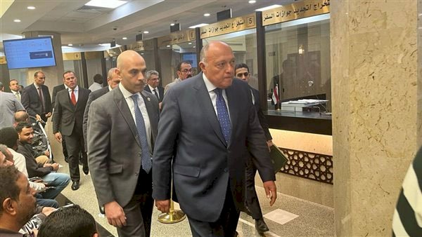 وزير الخارجية يتفقد الأعمال القنصلية وسير عمل الخدمات المقدَّمة للمصريين في الرياض