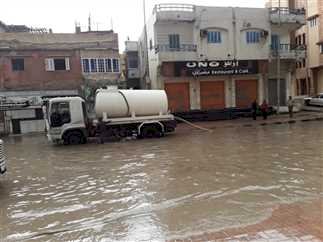 أمطار غزيرة على ثلاث مدن بجنوب سيناء ورفع حالة الطوارئ