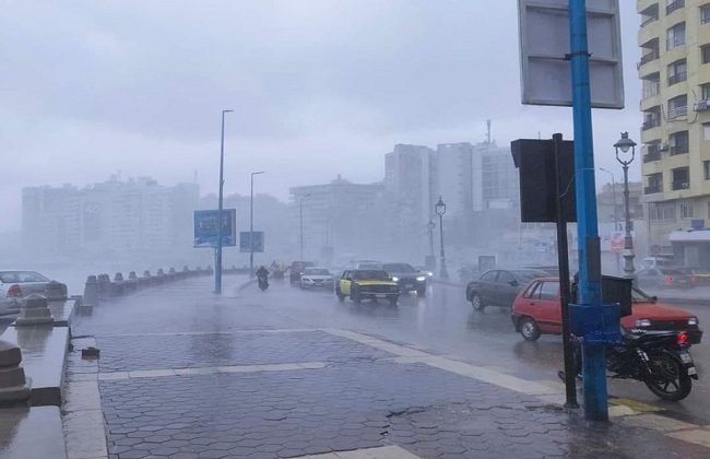 توقعات بأمطار رعدية بالإسكندرية