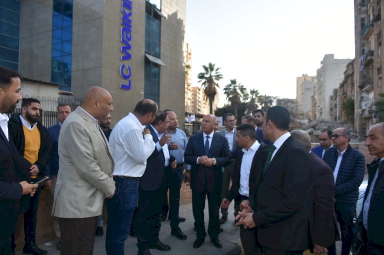وزير النقل يتفقد مشروع  المرحلة الأولى من مترو الإسكندرية   من محطة سكة حديد أبو قير وحتى محطة مصر  بطول 21.7 كم