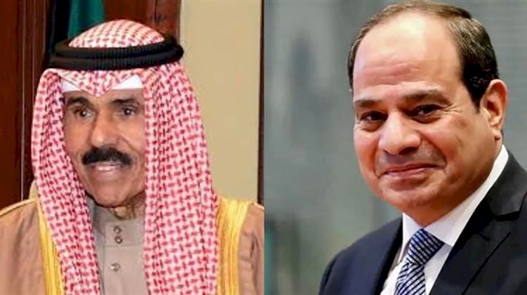 السيسي يهنئ أمير الكويت بحلول عيد الفطر المبارك