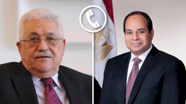 السيسي ومحمود عباس يتبادلان التهاني بحلول عيد الفطر المبارك