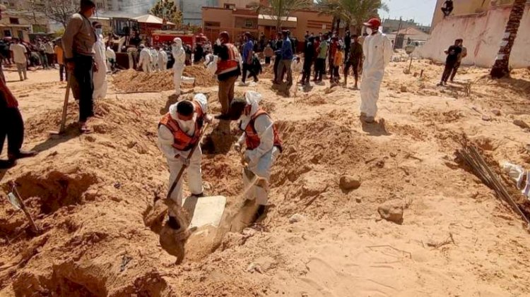 الخارجية تعقب على اكتشاف مقابر جماعية بخان يونس جنوب قطاع غزة:  استمرار انتهاك القانون الدولي والقيم الإنسانية