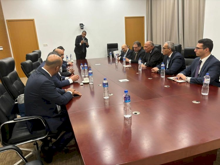 وزير الخارجية يؤكد دعم مصر لمسار الحل الليبى