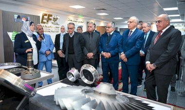 رئيس الهيئة العربية للتصنيع و وزير الموارد المائية والري يتفقدان مركز التصنيع الرقمي بمصنع المحركات التابع للهيئة العربية للتصنيع