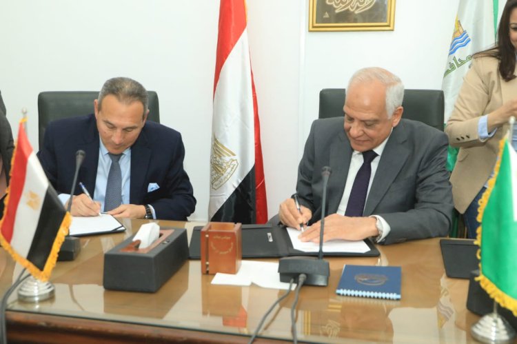 محافظ الجيزة يوقع بروتوكول تعاون مع بنكي مصر والاهلي المصري لتحسين بيئة الإستثمار بالمحافظة