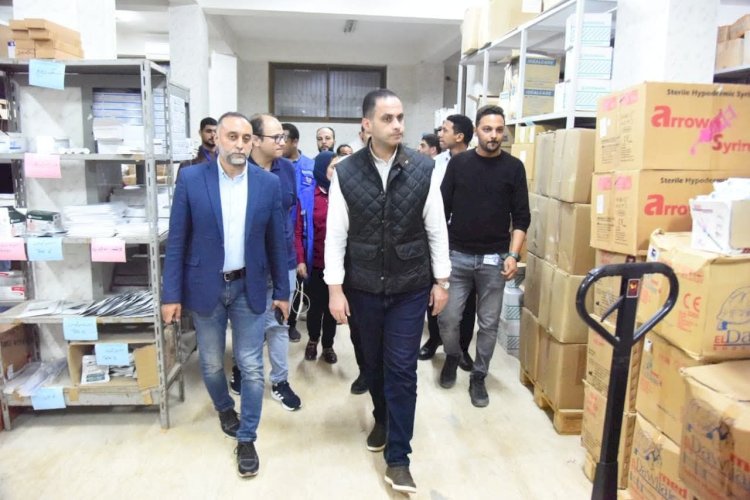 نائب وزير الصحة يتفقد مخازن الأدوية والمستلزمات الطبية بشمال سيناء لضمان كفاءة سلسلة الإمداد الطبي