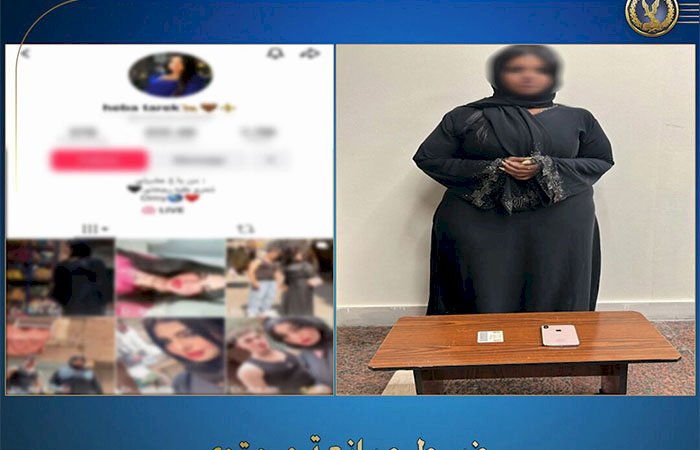ضبط صانعة محتوى لنشرها مقاطع فيديو على صفحاتها بمواقع التواصل الإجتماعى