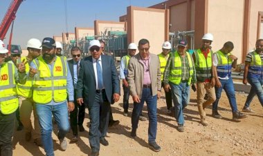 وزير الكهرباء يتفقد محطة محولات ND5 جهد 220/66/11 سعة 350 ميجا فولت أمبير