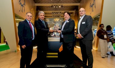 وزارة السياحة والآثار: الجناح المصري يفوز بجائزة أفضل تصميم في بورصة لندن الدولية للسياحة WTM