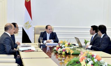الرئيس السيسي يجتمع مع رئيس الوزراء ووزير الشباب والرياضة