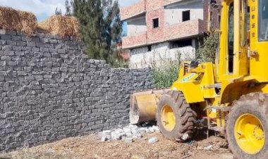 إزالة حالتي تعدٍ على مساحة 230 مترًا ببيلا في كفر الشيخ