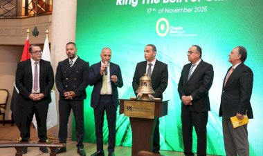 البورصة المصرية تحتفل بفعالية "قرع الجرس من أجل المناخ" وتؤكد التزامها بالاستدامة