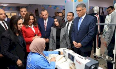 وزيرتا التضامن والتنمية ومحافظ الجيزة يفتتحون المجمع الخدمي بمساكن روضة السودان