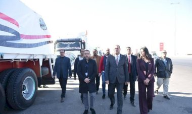 التموين تطلق القافلة رقم (15) من المساعدات الإغاثية العاجلة إلى قطاع غزة بالتعاون مع هيئة الإغاثة الكاثوليكية