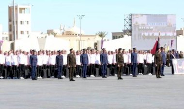 الأكاديمية العسكرية تنظم مراسم إستقبال الطلبة الجدد المقبولين بالأكاديمية والكليات العسكرية