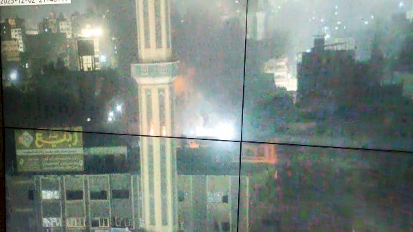 توجيه عاجل من محافظ الدقهلية بعد حريق في سوق الخواجات بالمنصورة