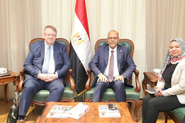 وزير العمل يستقبل مدير مكتب منظمة العمل الدولية بالقاهرة لبحث تفعيل التعاون