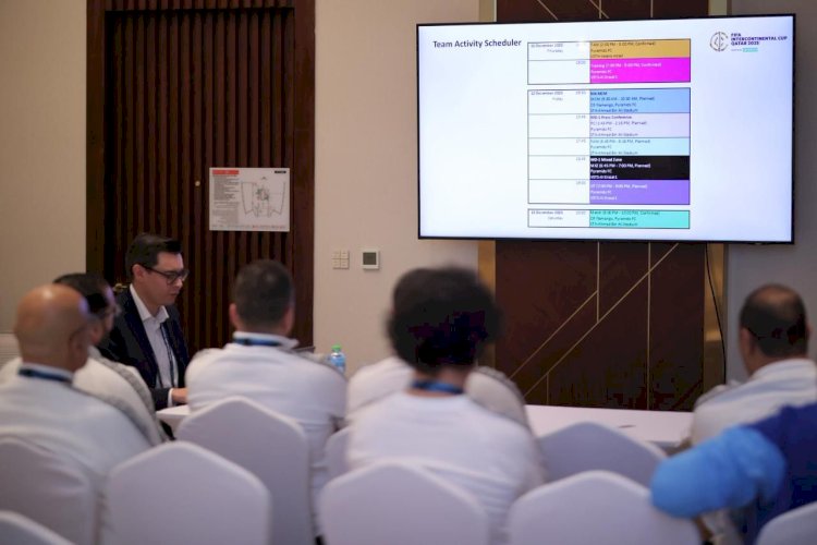 فيفا يعقد اجتماعا ترحيبيا مع بيراميدز قبل لقاء فلامنجو بكأس القارات للأندية