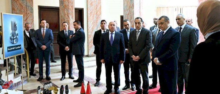 رئيس الوزراء يفتتح مصنع إنتاج الطلمبات الغاطسة بشركة قها للصناعات الكيماوية التابعة لوزارة الإنتاج الحربي