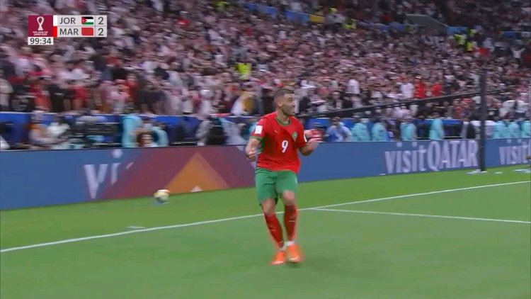 الأردن والمغرب في كأس العرب.. حمد الله يحرز الهدف الثالث لأسود الأطلس   