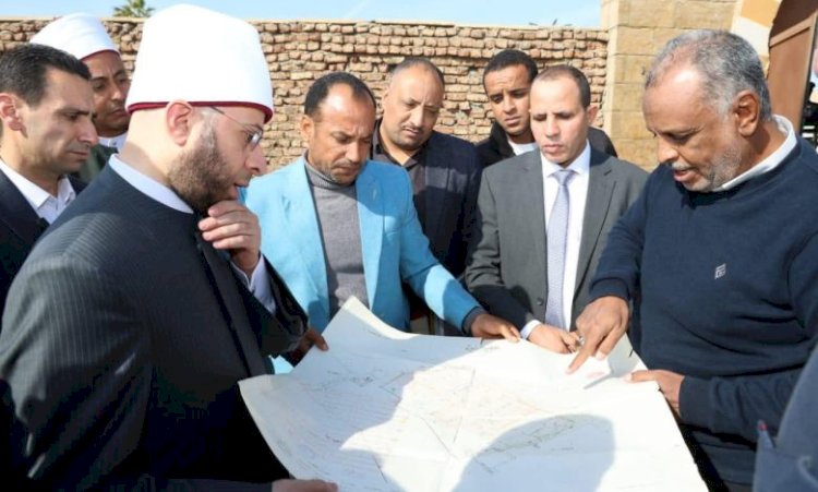 وزير الأوقاف يتفقد وقف سيدي يوسف أبو الحجاج الخيري بالأقصر