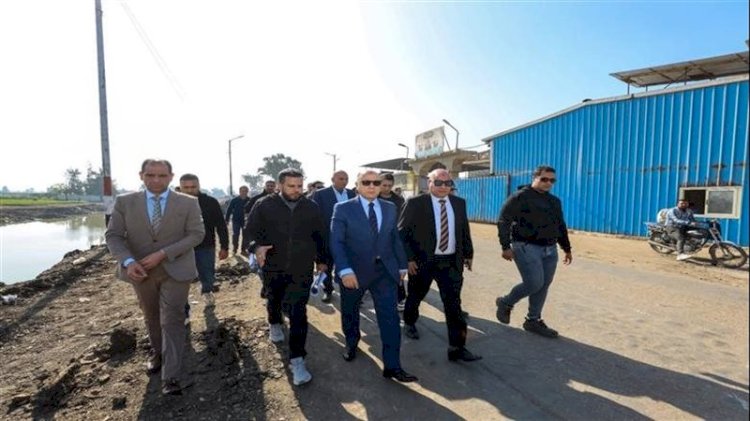 محافظ كفر الشيخ: ربط بين طريق دسوق المزدوج-والطريق القديم وتغطية 550 مترا على مصرف سالم