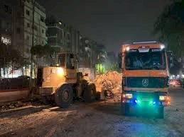 محافظ القليوبية يتابع أعمال رصف شارع امتداد أحمد حلمى بغرب شبرا الخيمة