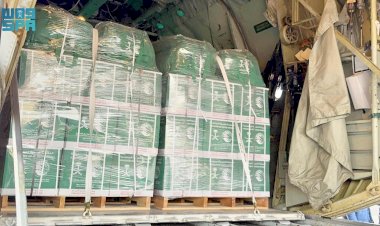 وصول الطائرة الإغاثية السعودية الـ 78 لإغاثة الشعب الفلسطيني في قطاع غزة