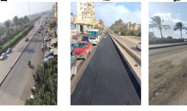 النقل تستجيب للمواطنين وتنهى أعمال رفع كفاءة طريق «وصلة السنانية» بدمياط