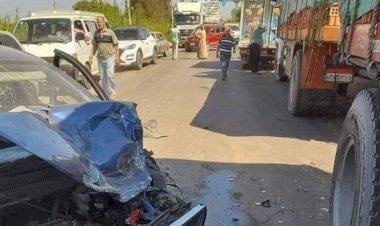 مصرع شابين وإصابة ثالث فى حادث تصادم على طريق منية النصر بالدقهلية