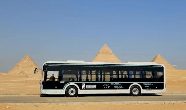 النصر للسيارات  الكهربائي يدخل الخدمة التجريبية ضمن منظومة نقل زوار أهرامات الجيزة