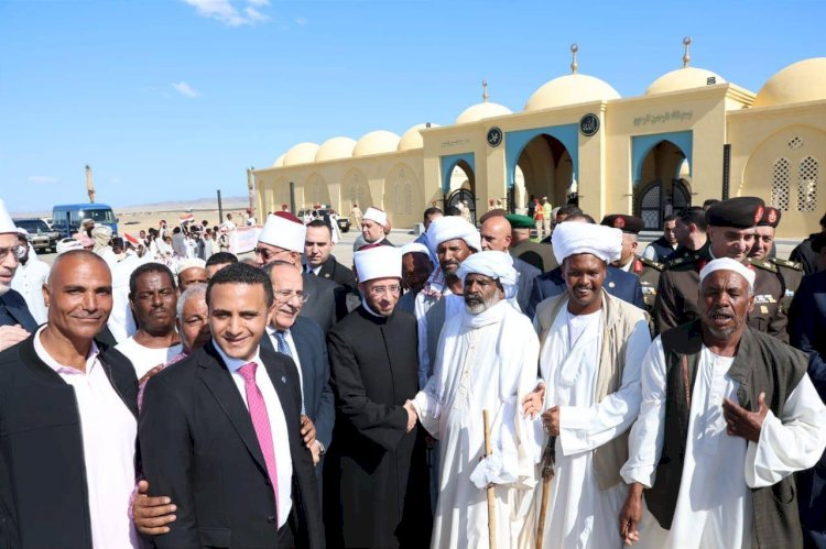 افتتاح مسجدَي الحميد المجيد بحلايب والسميع العليم ببرنيس احتفالاً بالعيد القومي للبحر الأحمر