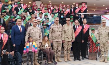 "القومي للأشخاص ذوي الإعاقة" و"الدفاع الشعبي والعسكري" يفتتحان أول معرض للمشغولات