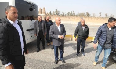 وزير الصناعة والنقل يتفقد مواقع العمل بمشروع تطوير ورفع كفاءة الطريق الدائري الإقليمي