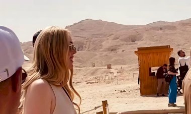 تيفاني ترامب تزور آثار الأقصر في جولة سياحية