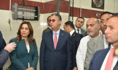 وزيرا التنمية المحلية والبيئة والتموين يفتتحان مجزر كفر شكر المطوّر