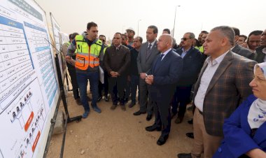 وزير النقل يتفقد مواقع العمل بمشروع  تطوير الطريق الدولي الساحلي في المسافة من دمياط( مدينه الاثاث)