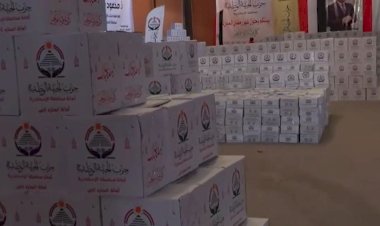 حزب الجبهة الوطنية يبدأ توزيع كراتين رمضان فى الإسكندرية