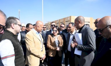 وزيرة الإسكان تتفقد محطة المياه الرئيسية وتتابع تطوير وصيانة الطرق بالمدينة