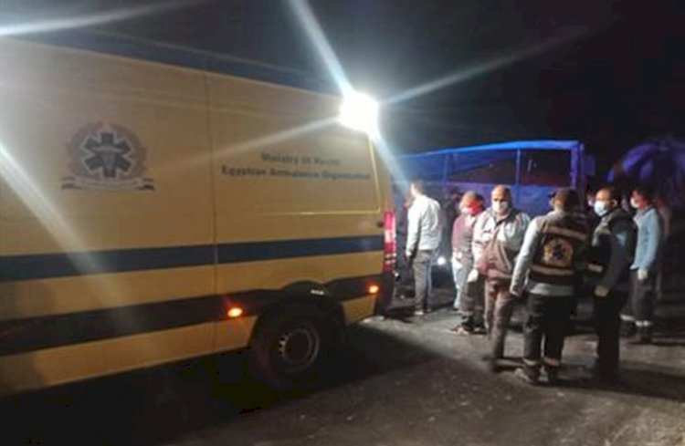 مصرع شاب وإصابة 3 آخرين فى حادث تصادم بطريق أجا المنصورة