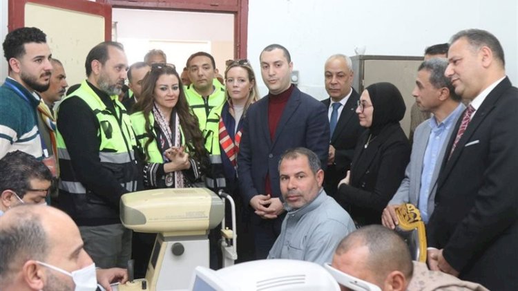 محافظ كفر الشيخ: قافلة طبية للكشف عن أمراض العيون بعزبة النوري بسيدي سالم