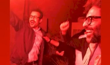 أحمد داود يحتفل بانتهاء تصوير مسلسل بابا وماما جيران