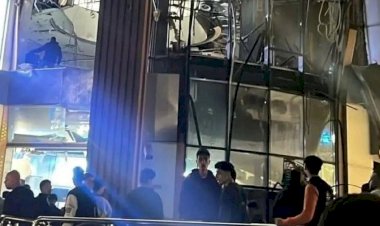 الصحة: وفاة 3 وإصابة 32 اثر حريق بمركز تجاري بدمياط الجديدة