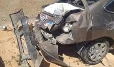 إصابة 6 أشخاص إثر انقلاب سيارة ملاكي بصحراوى البحيرة