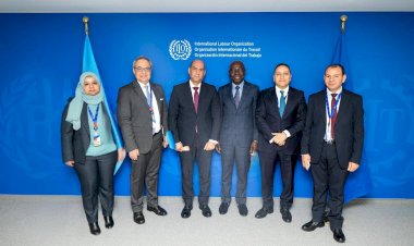 وزير العمل يلتقي المدير العام لمنظمة العمل الدولية في جنيف