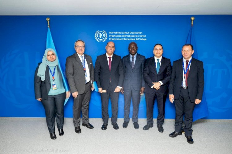 وزير العمل يلتقي المدير العام لمنظمة العمل الدولية في جنيف